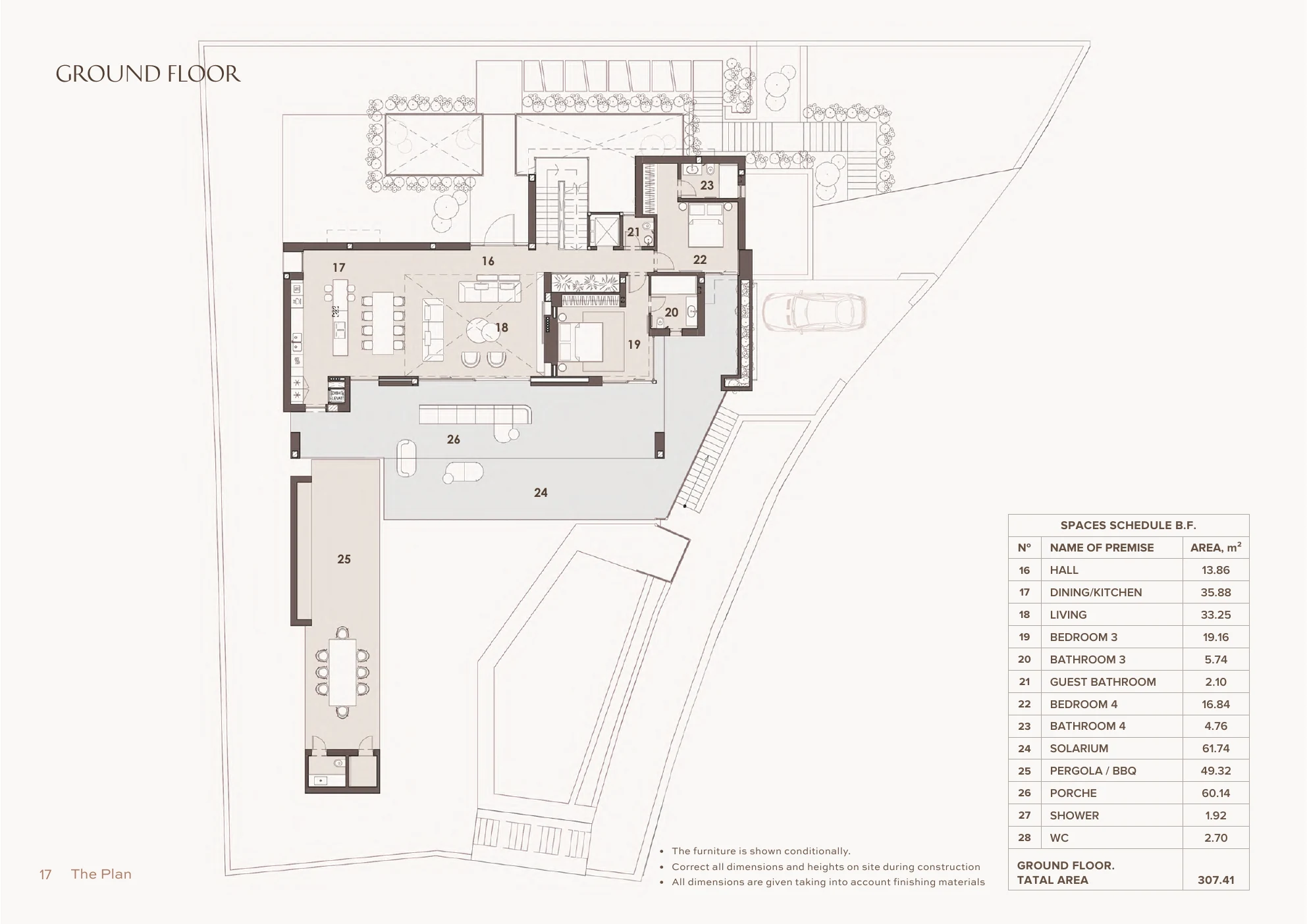 Villa Ivory ground floor plan