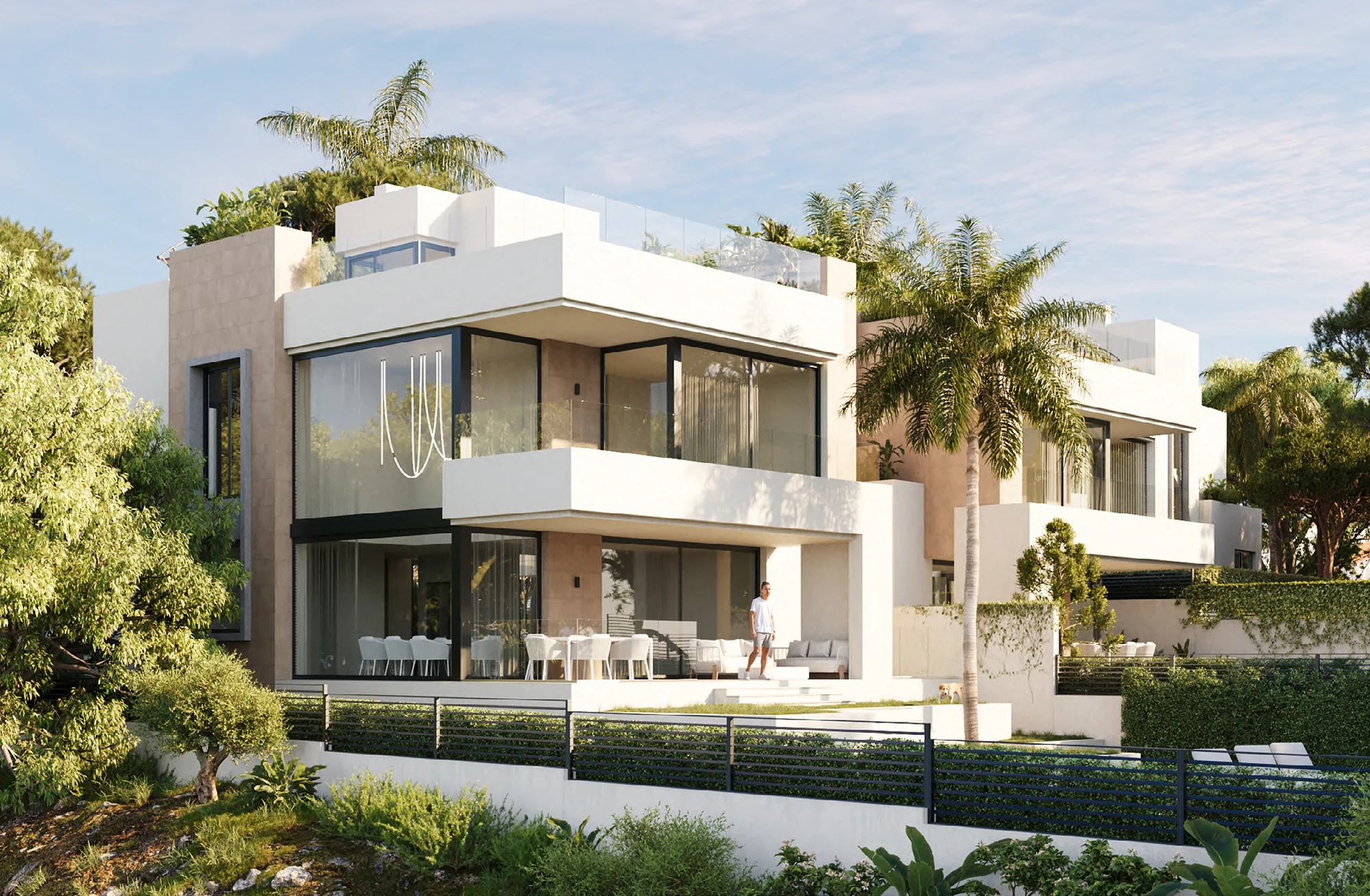 Villa Sirocco contemporary facade